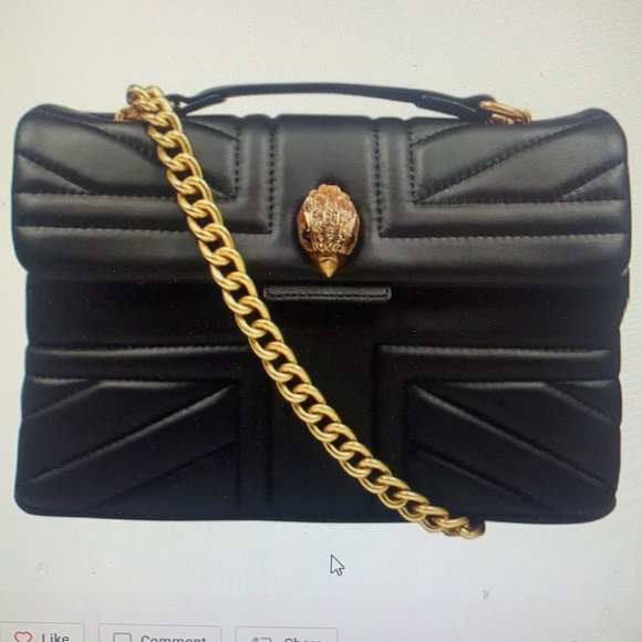 Kurt Geiger Handbags - - KURT GEIGER LONDON KENSINGTON LEATHER SHOULDER BAG